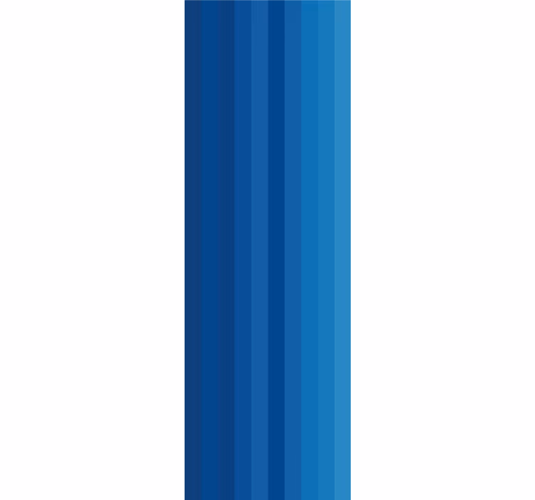 Tapety s horizontálnymi pruhmi modrý pruhovaný motív - Tenstickers