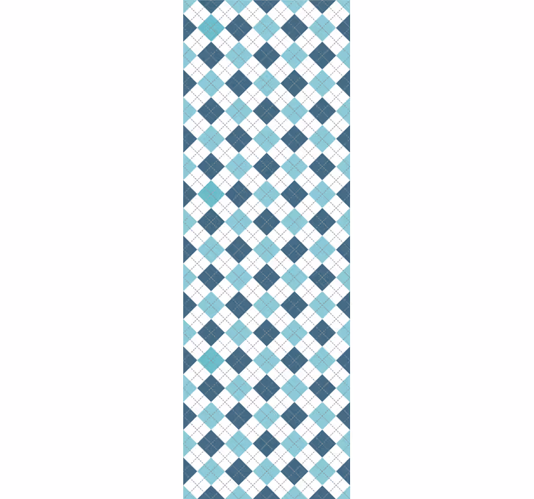 tapety so štvorcami geometrický vzor argyle - Tenstickers