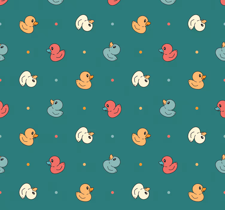 Tapeta na stenu gumené kačky - Tenstickers