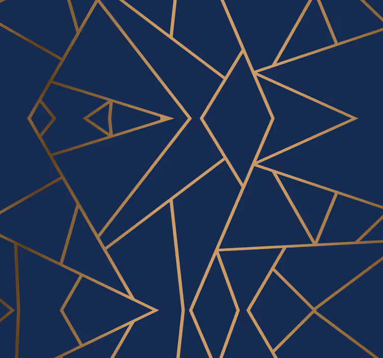 Geometrické tvary moderné tapety - Tenstickers