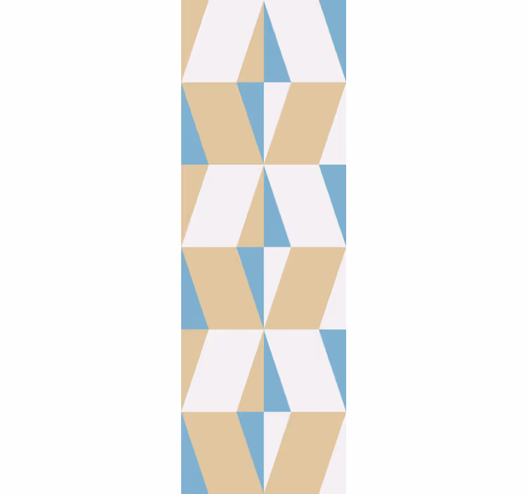 tapety geometrické vzory trojuholníkový motív - Tenstickers