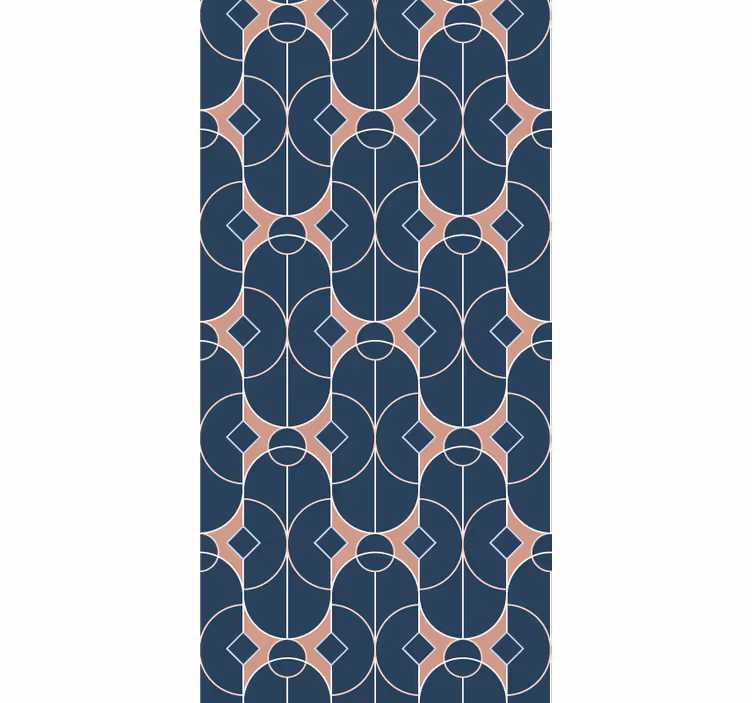 Dizajn geometrické tvary tapety do obývacej izby - Tenstickers