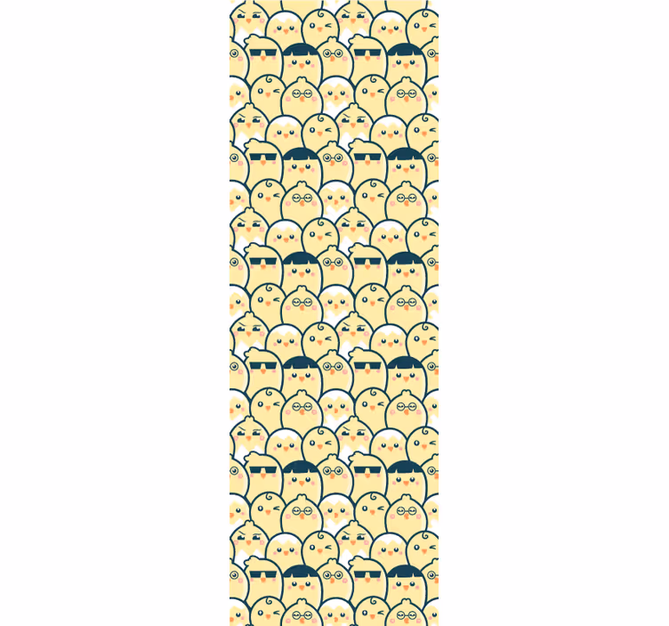 tapeta na stenu zvierata roztomilý vzor sovičiek - Tenstickers