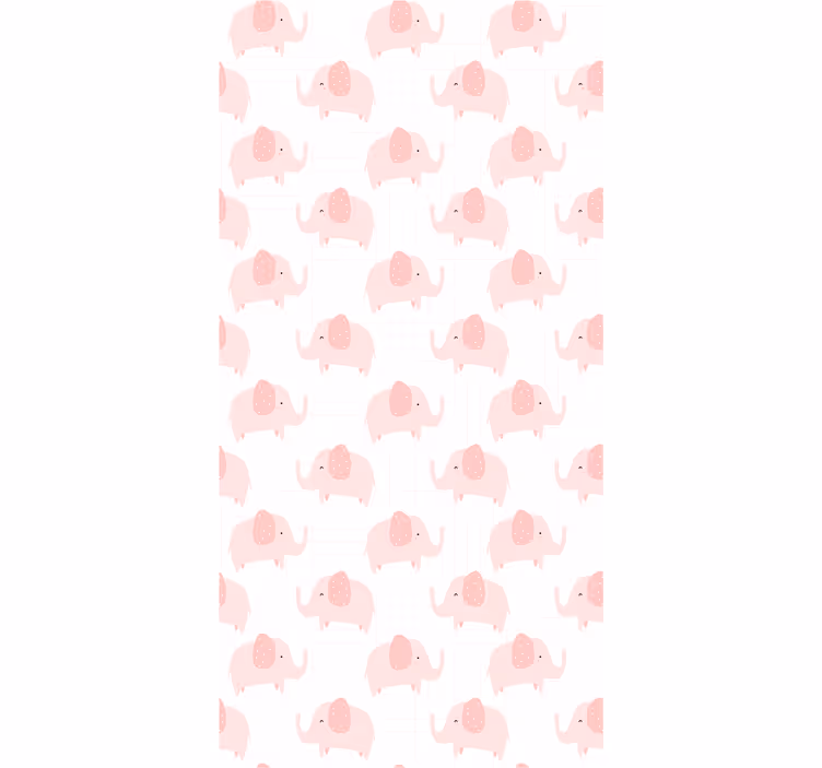 tapety slon vzor slonieho sprievodu - Tenstickers