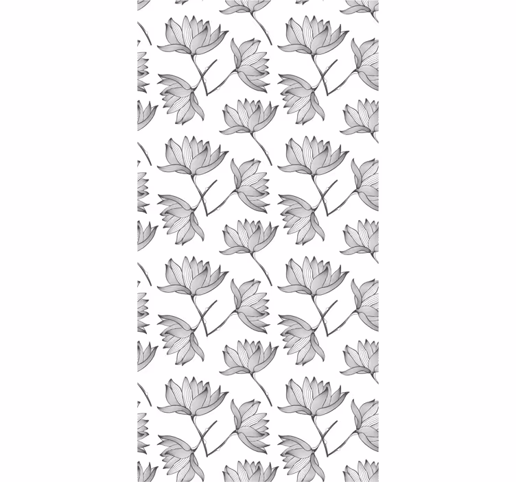 tapety na stenu kvety botanické náčrty - Tenstickers