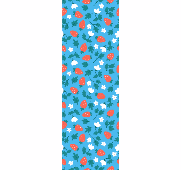 tapety na stenu príroda jahodové kvety - Tenstickers
