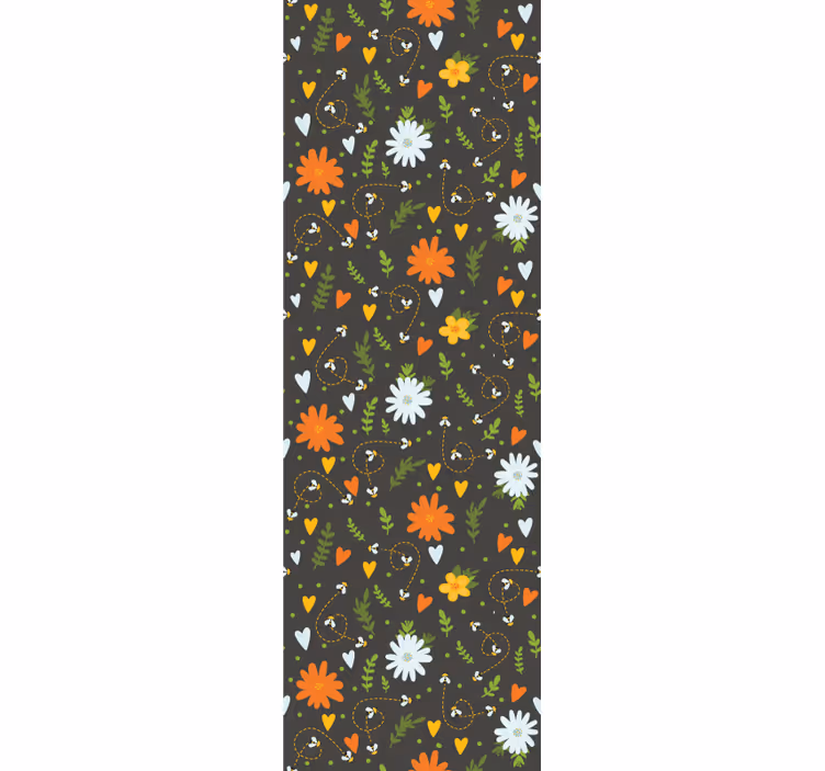 tapety na stenu kvety kvetinový veselý motív - Tenstickers
