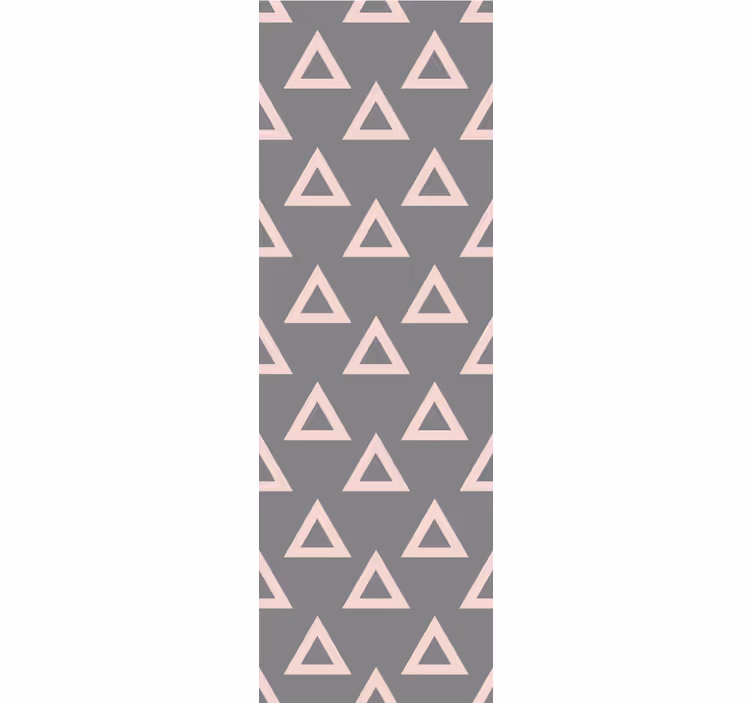 Tapety ružové a sivé trojuholníky - Tenstickers