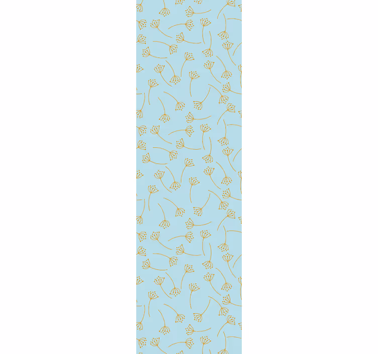 tapety na stenu kvety botanická perokresba - Tenstickers