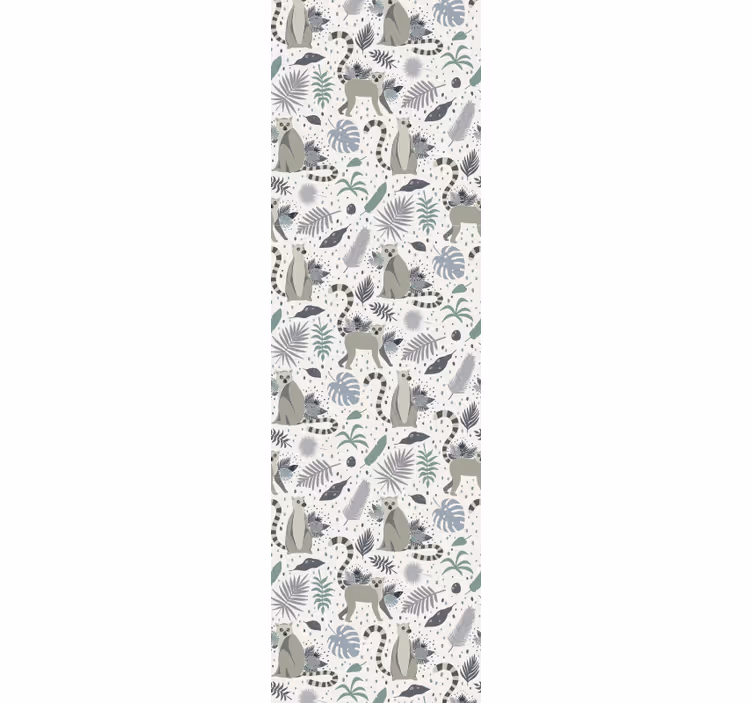 Tapety do spálne severského lemura - Tenstickers