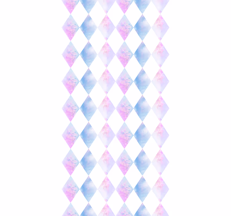 tapety so štvorcami geometrický harlekýn - Tenstickers