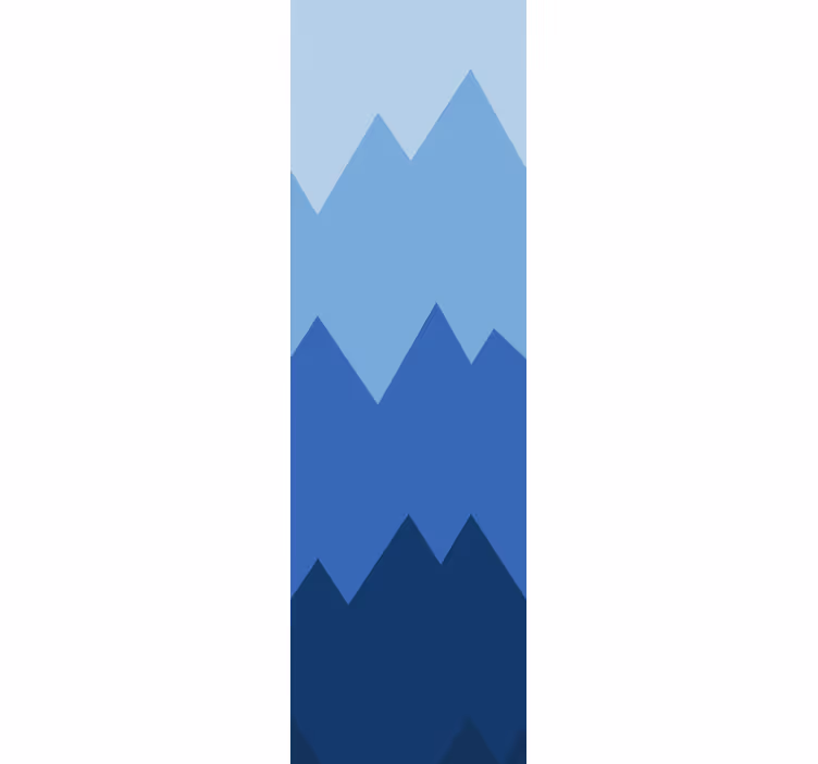 tapety geometrické vzory vzor horských štítov - Tenstickers