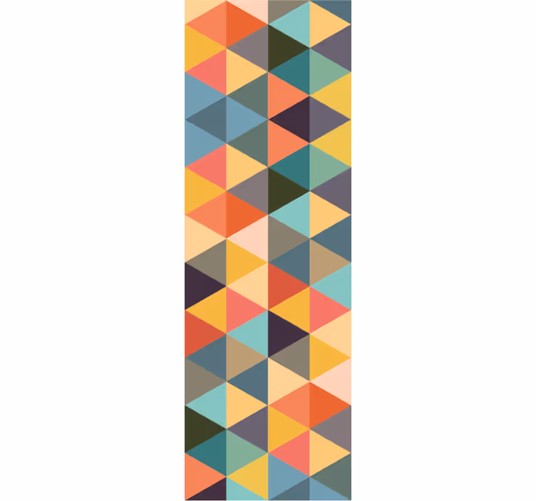 Viacfarebné tapety s geometrickými vzormi - Tenstickers