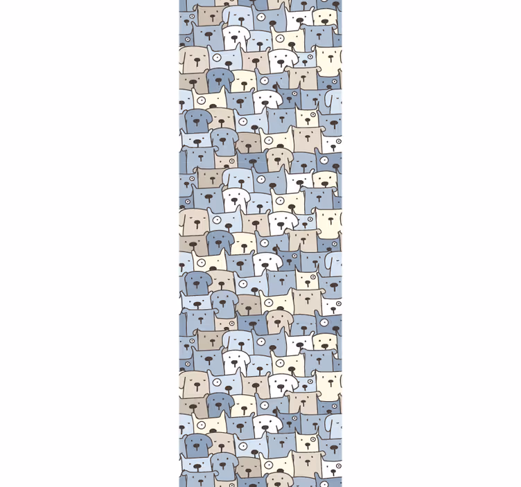 psie tapety kreslené očné zuby - Tenstickers