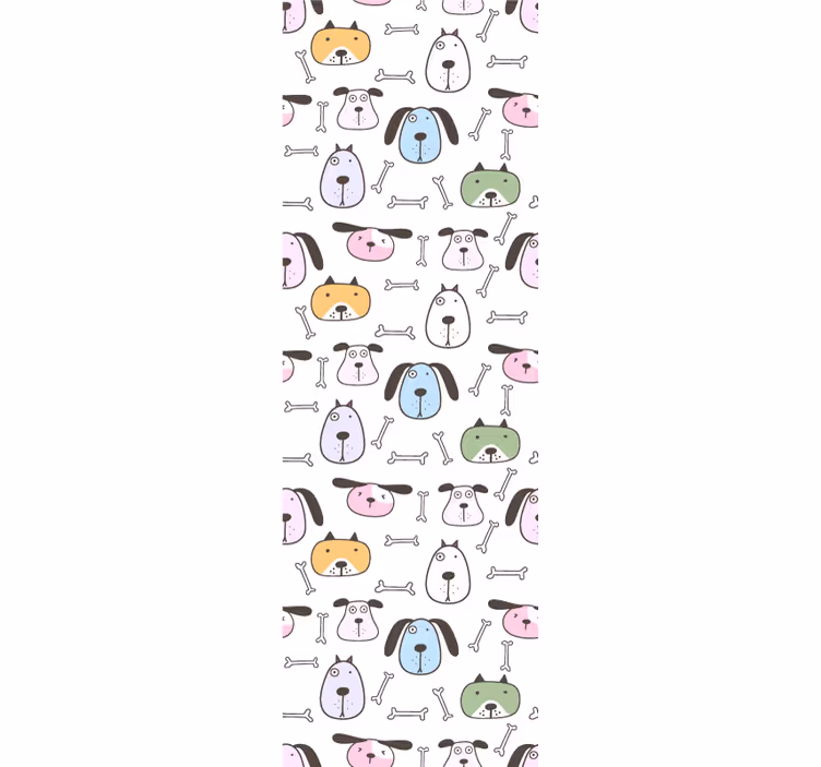 psie tapety kreslení psí priatelia - Tenstickers
