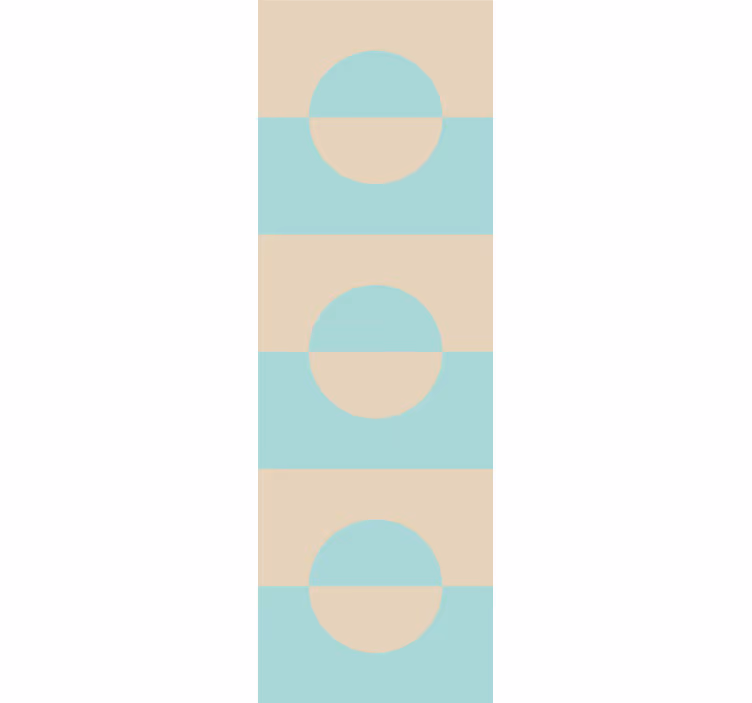 tapety geometrické vzory pruhovaný kruhový vzor - Tenstickers