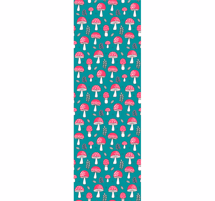tapety na stenu príroda vzor lesných húb - Tenstickers