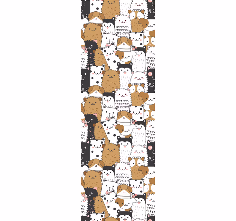 mačky tapety hravý motív mačky - Tenstickers