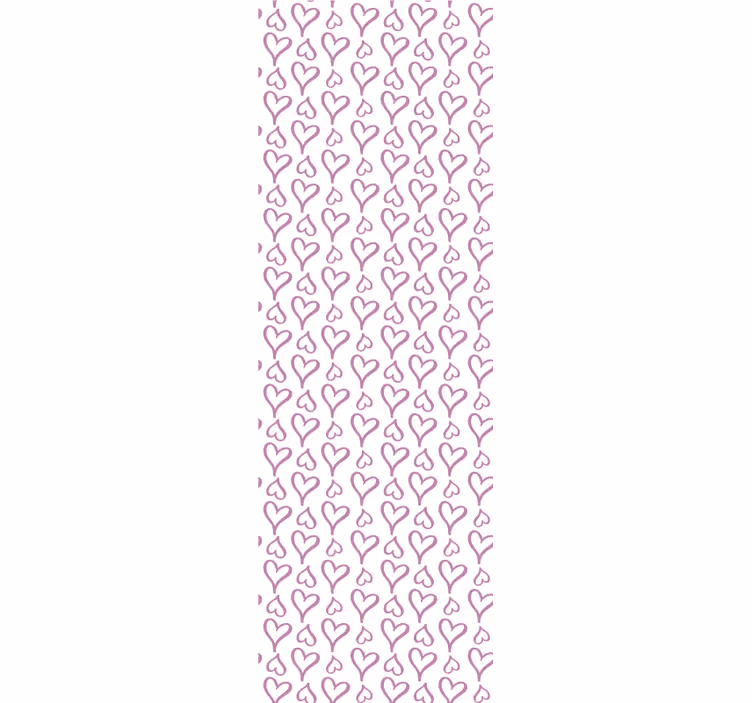 Tapety s ornamentami motív hravého srdca - Tenstickers