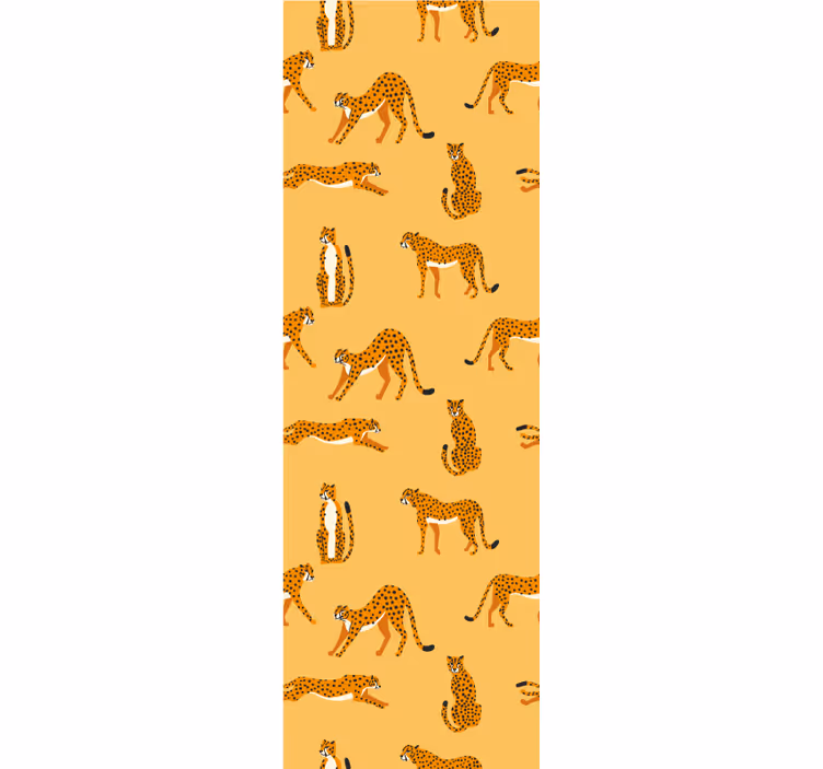 tapeta na stenu zvierata hravé leopardy - Tenstickers