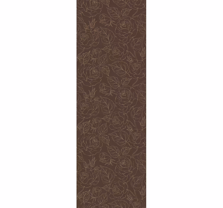 tapety na stenu kvety ružový minimalistický vzor - Tenstickers