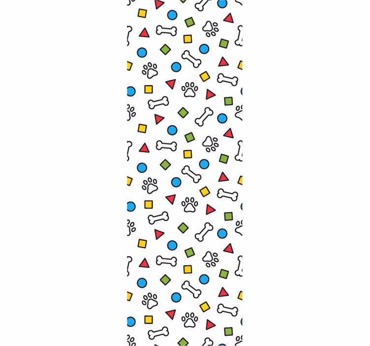 psie tapety hravé motívy zvieratiek - Tenstickers