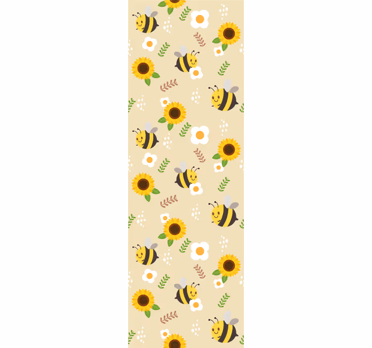 tapeta na stenu zvierata bzučiace slnečnice - Tenstickers