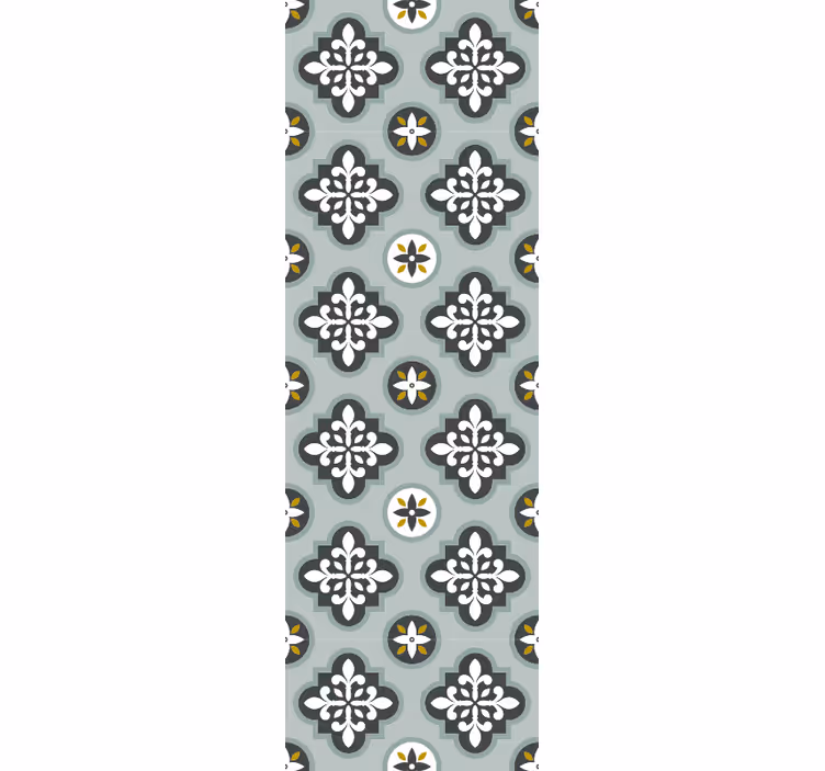 Tapety s ornamentami zdobený kvetový vzor - Tenstickers