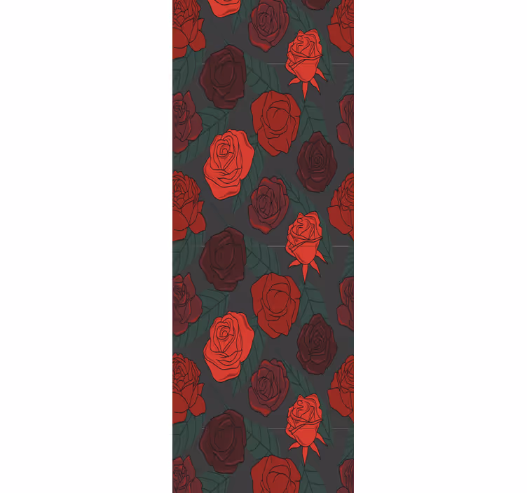 tapety na stenu kvety ružová elegancia - Tenstickers