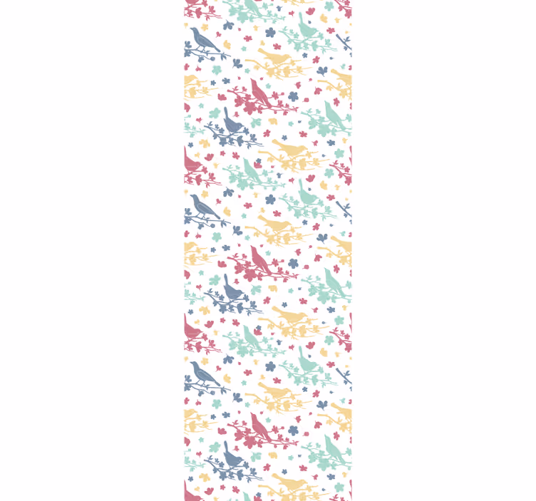 Tapeta do spálne pre vtáky a vetvičky - Tenstickers