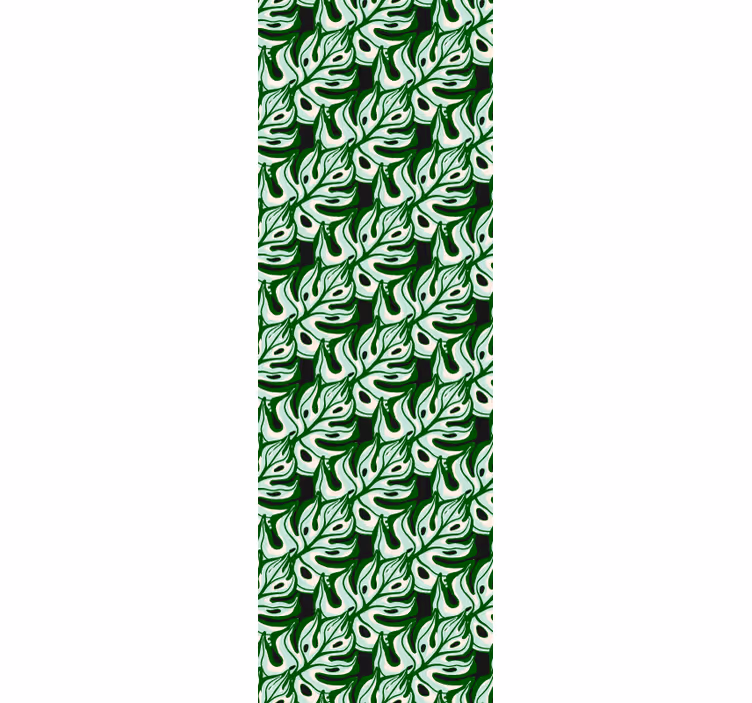 tapeta listy motív listovej zelenej - Tenstickers