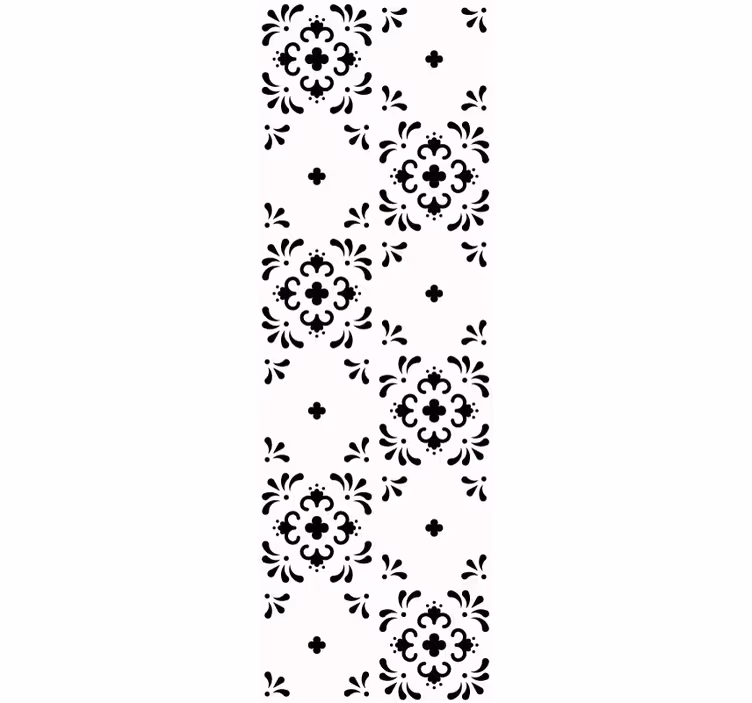 kvetinová tapeta kvetinový ornament - Tenstickers