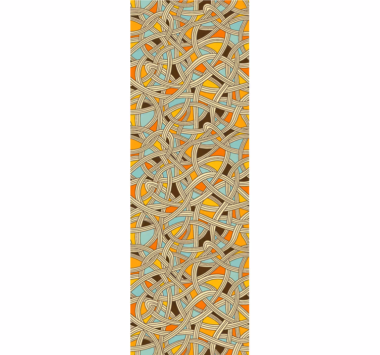 tapety geometrické vzory zložitým uzlom - Tenstickers