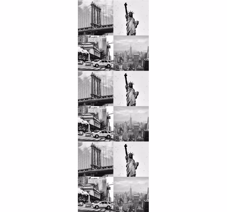 tapeta new york mestská montáž - Tenstickers