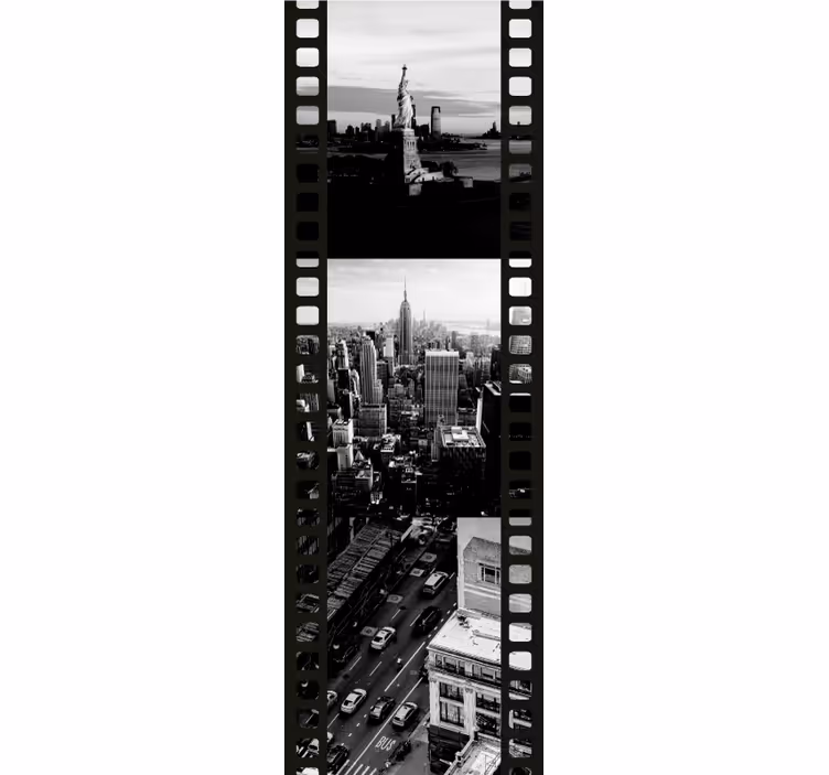 tapety mesto panoráma mesta filmového pásu - Tenstickers