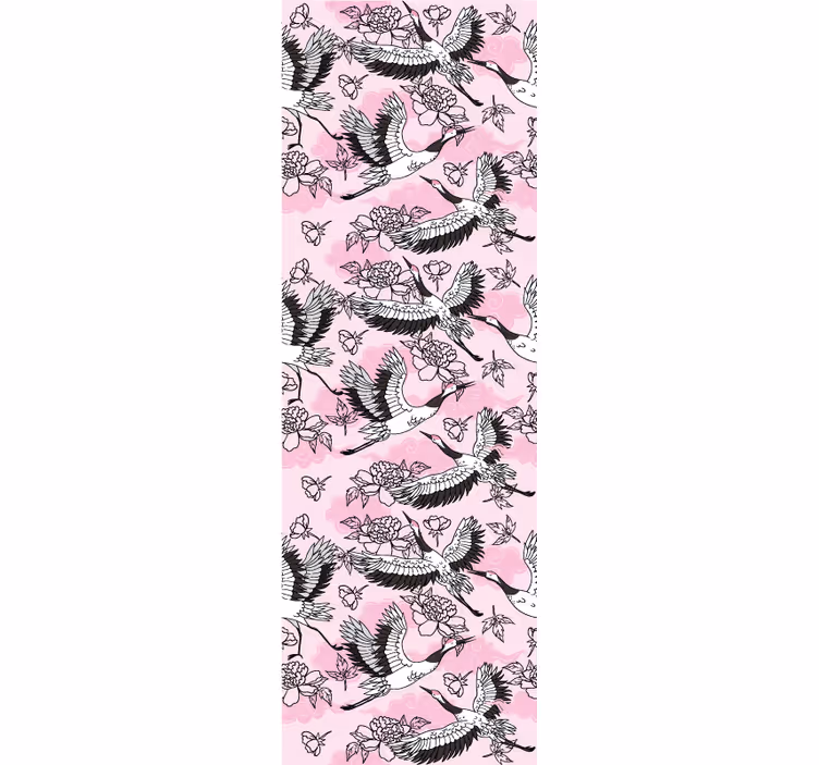tapeta na stenu zvierata vzor motýlieho letu - Tenstickers