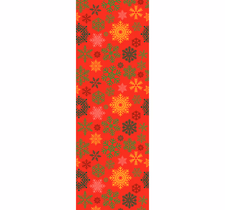 vianočné tapety slávnostný vzor snehových vločiek - Tenstickers
