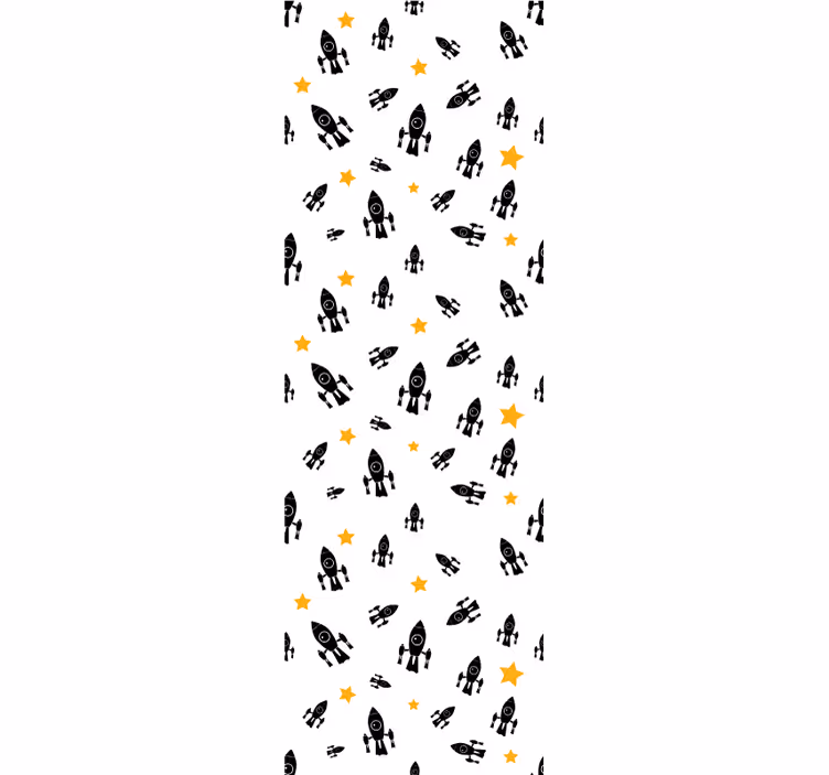 tapety do škôlky vzor vesmírneho dobrodružstva - Tenstickers