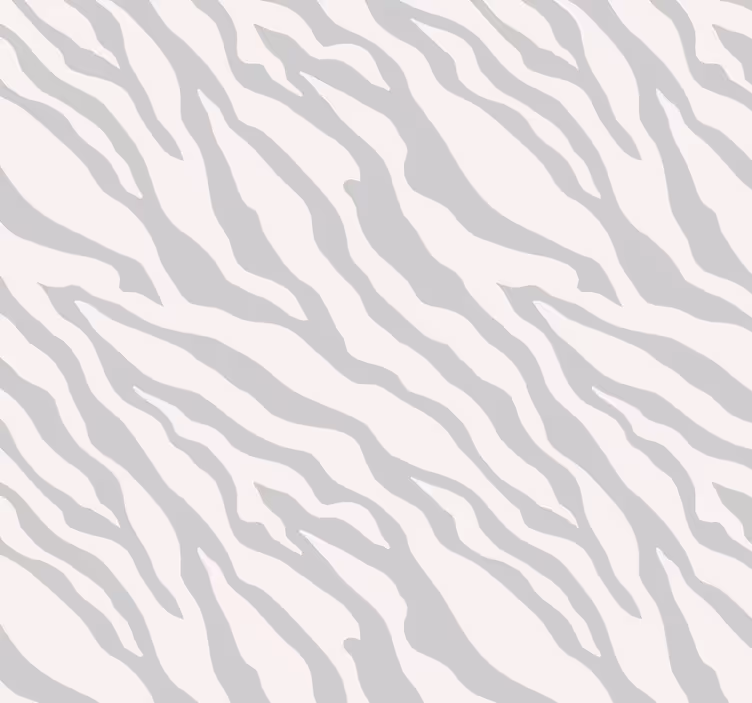 Svetlo šedá tapeta zebra so vzorom do obývačky - Tenstickers