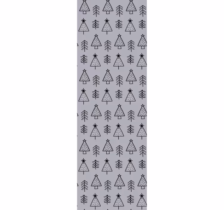 vianočné tapety dekor so vzorom borovice - Tenstickers
