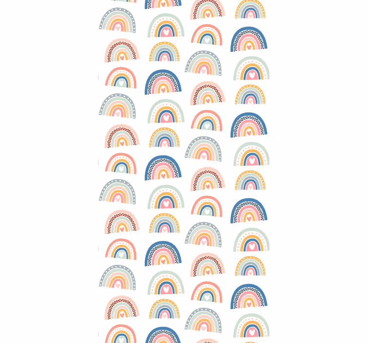 Tapety s ornamentami farebný dúhový motív - Tenstickers