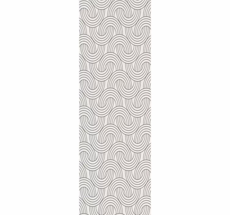 Art deco ilúzia vzor okrasná tapeta - Tenstickers