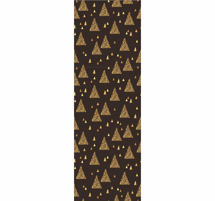 Geometrické tapety motív zlatého trojuholníka - Tenstickers