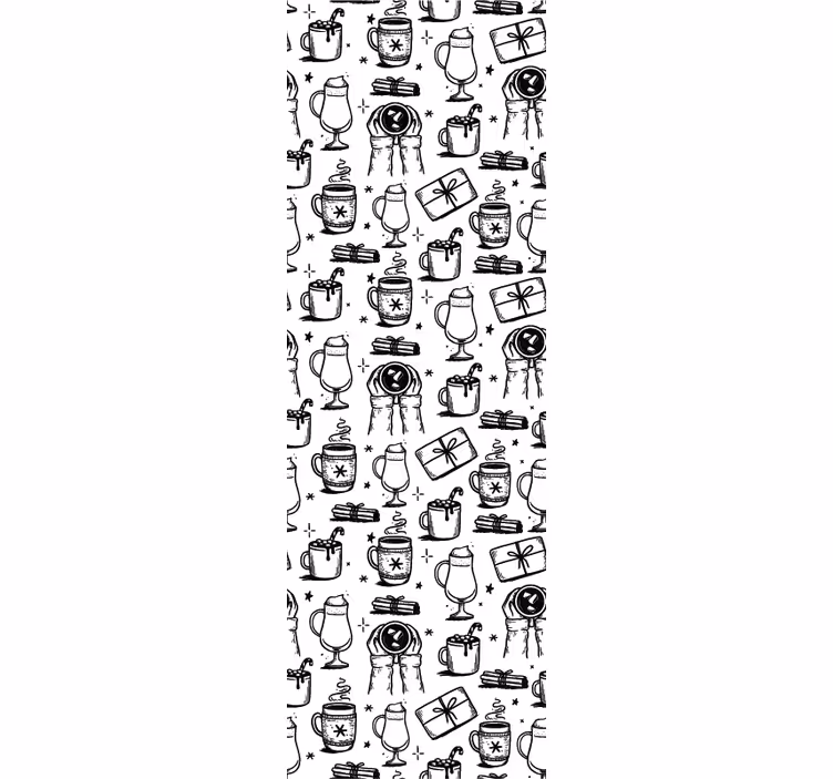 vianočné tapety slávnostné náčrty - Tenstickers