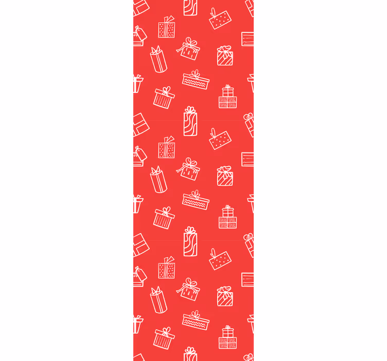 vianočné tapety motív darčekového vzoru - Tenstickers