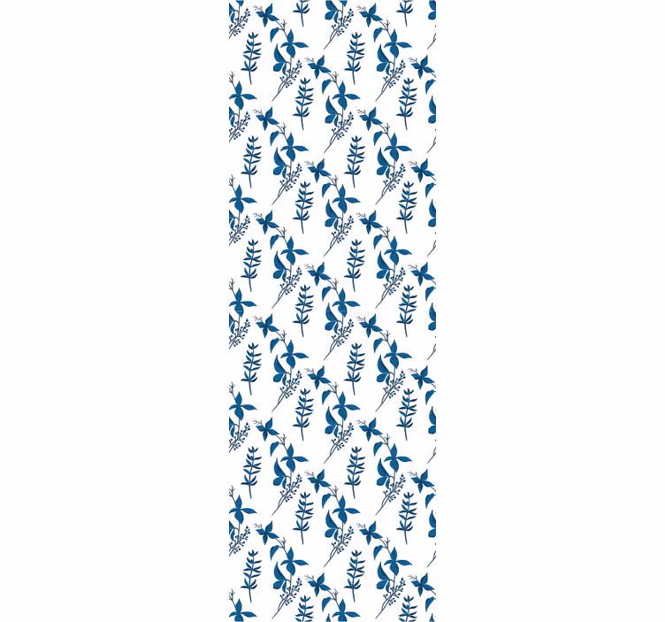 tapety na stenu kvety jemné botanické zloženie - Tenstickers