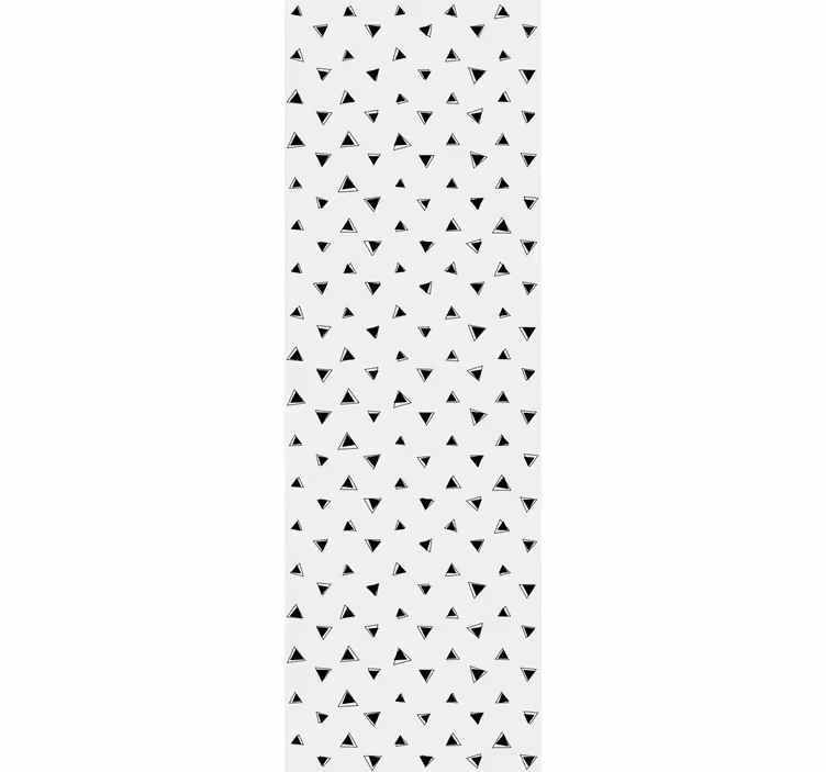 tapety geometrické vzory čiernobiely motív - Tenstickers