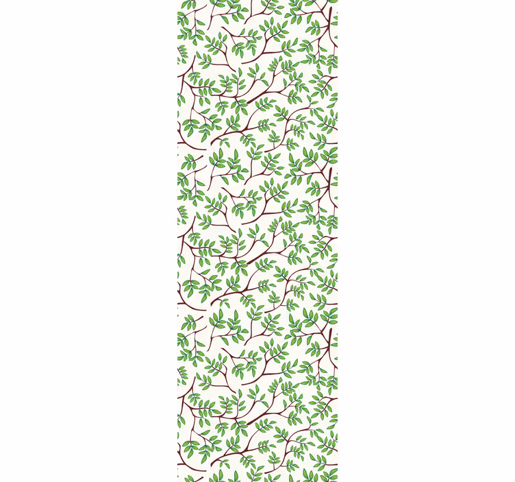 tapeta listy botanické odvetvia - Tenstickers