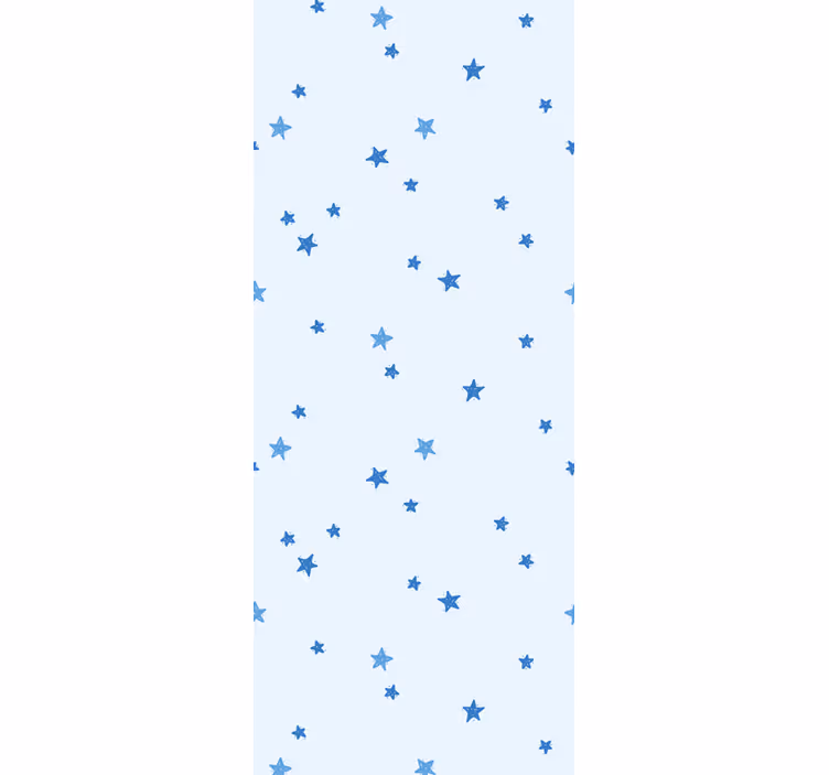 Pastelová farba modrá hviezda tapeta do spálne - Tenstickers