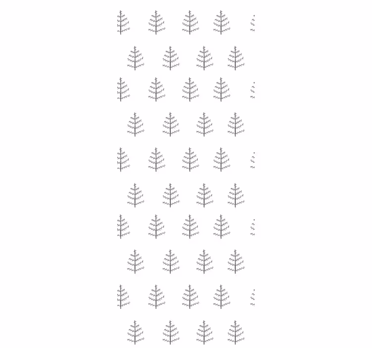 tapeta listy zjednodušená botanická - Tenstickers
